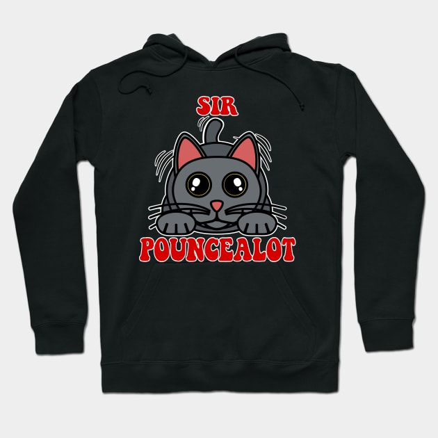 Sir Pouncealot Hoodie by Seaside Designs